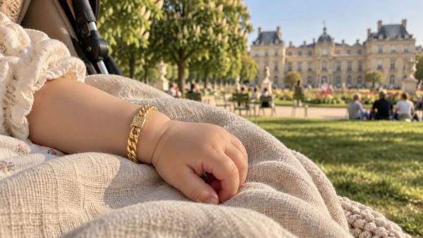 Un bijou spécial pour bébé : la gourmette ornée et personnalisée